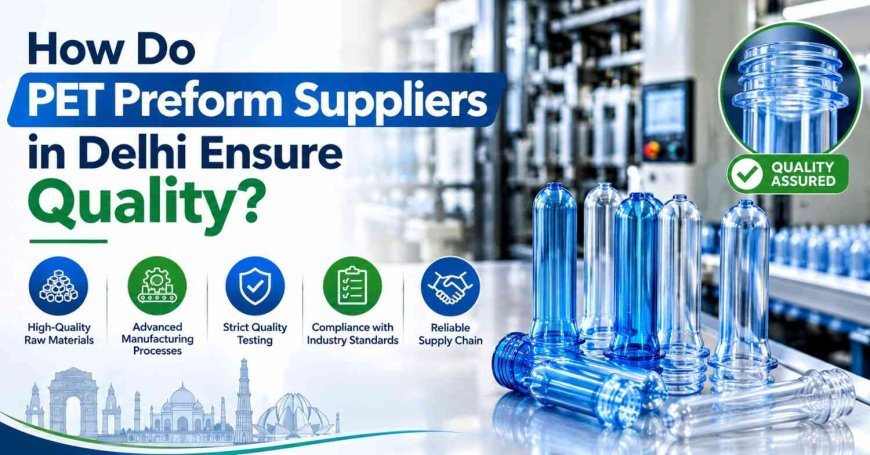 How Do PET Preform Suppliers in Delhi Ensure Quality