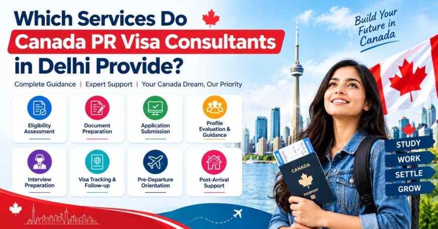 Which Services Do Canada PR Visa Consultants in Delhi Provide