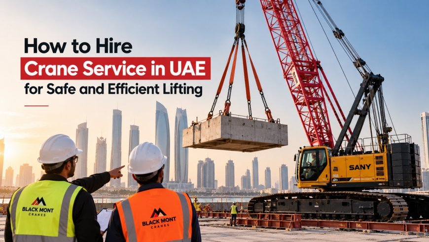 How to Hire Crane Service in UAE for Safe and Efficient Lifting