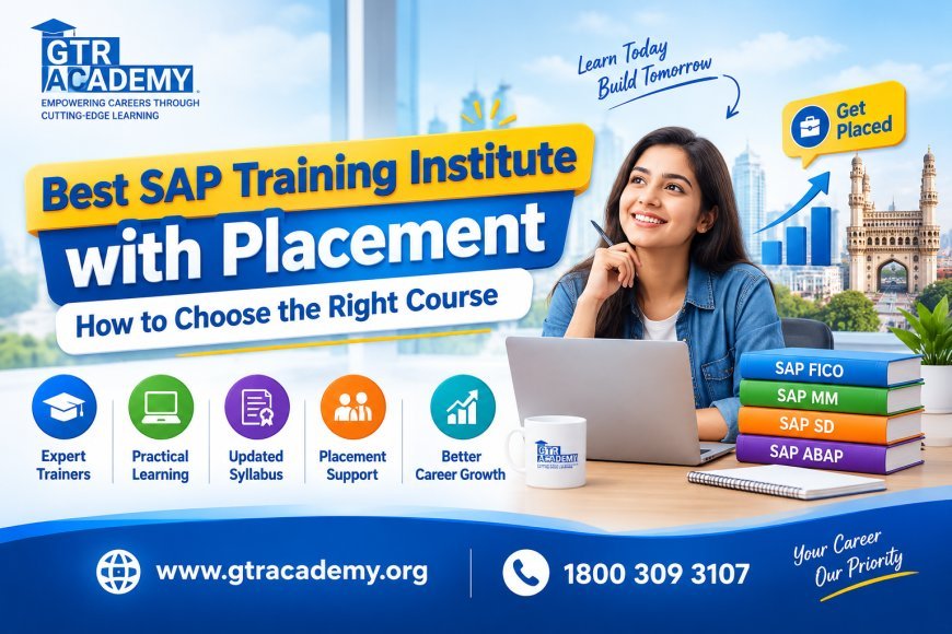 Best SAP Training Institute with Placement: How to Choose the Right Course
