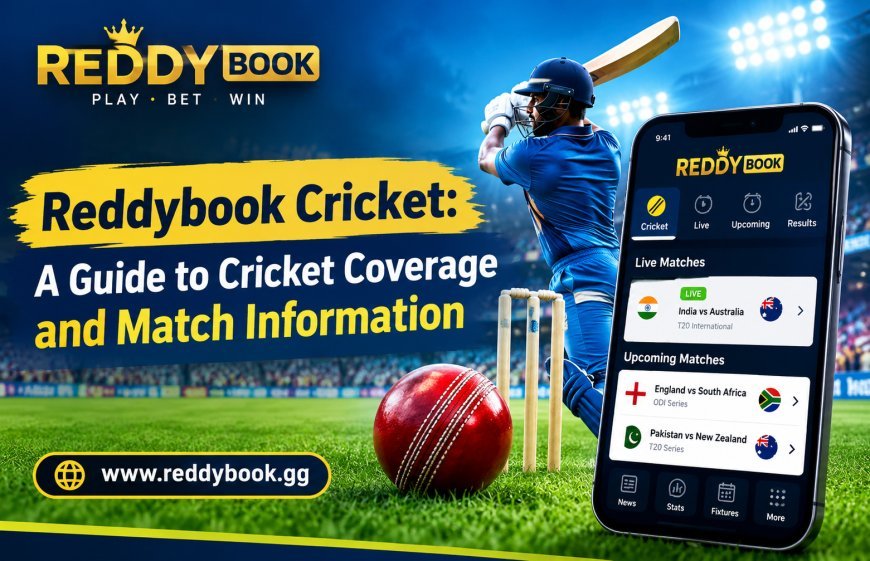 Reddybook Cricket: A Guide to Cricket Coverage and Match Information