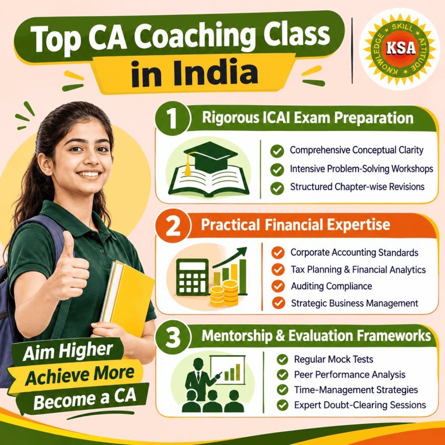 Deciphering ICAI Exam Dynamics: Structural Methodologies Behind Top CA Coaching in India