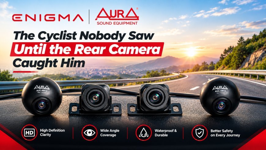 The Cyclist Nobody Saw Until the Rear Camera Caught Him