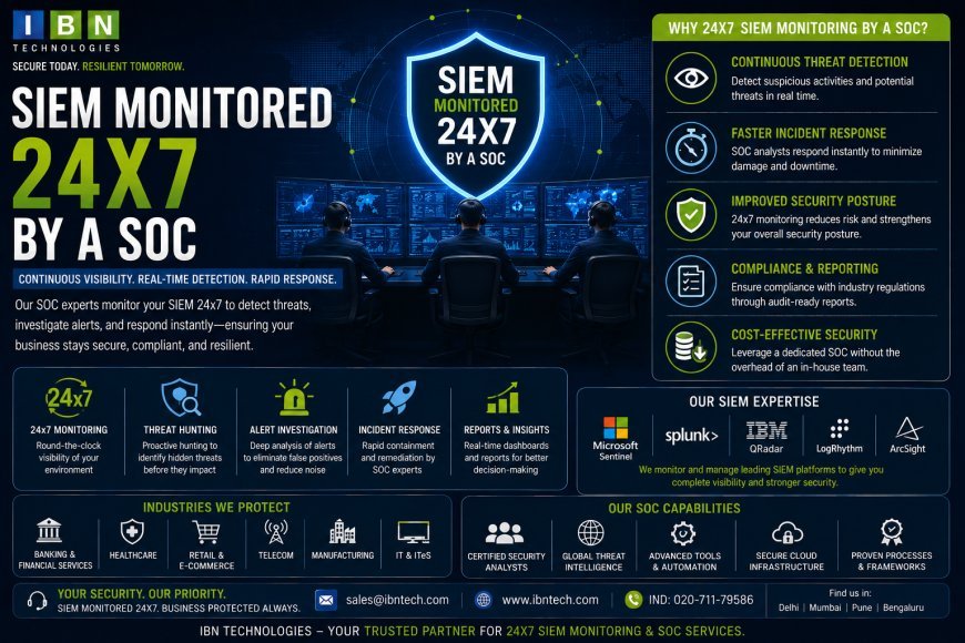 SIEM Monitored 24x7 by a SOC: How It Helps Healthcare